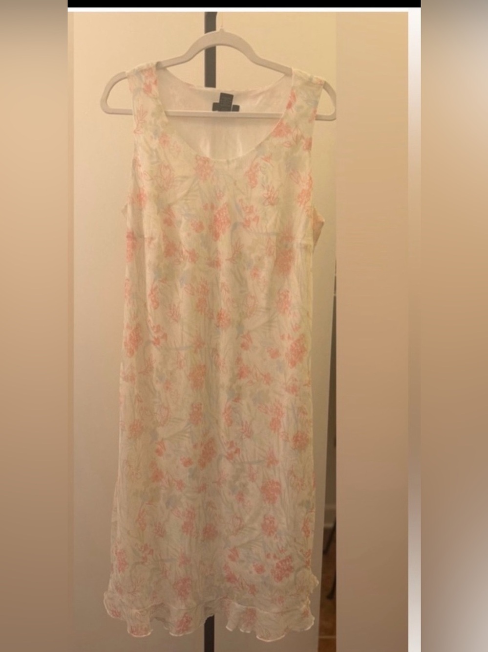 Studio 1940 Cream and Pink Floral Vintage Dress